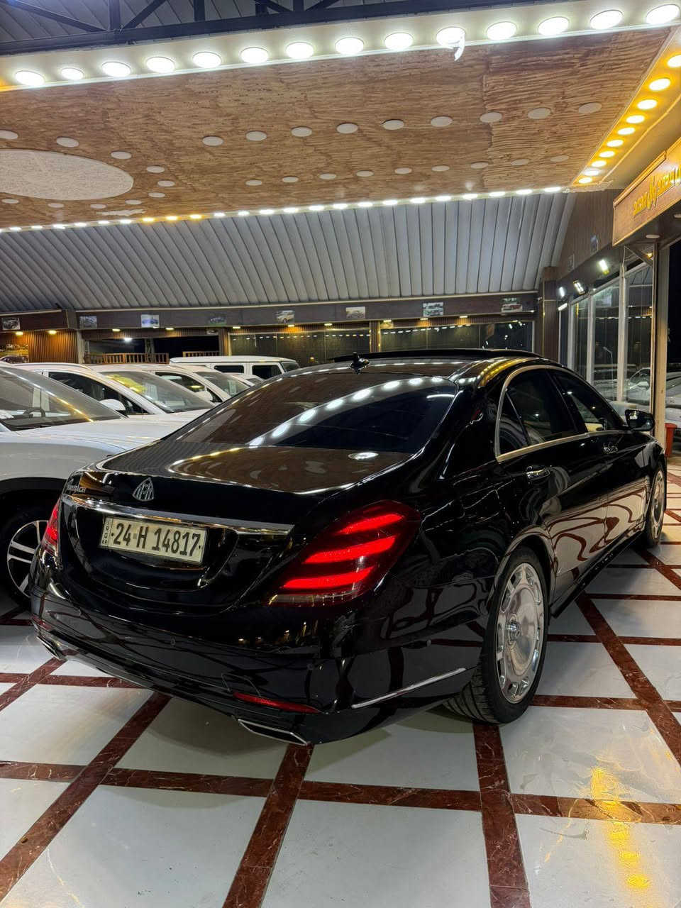 S550 2014 
للبيع بسعر 385 $ شراي بخدمتك 
S550 2014 محدث مايباخ 
مكفوله من الصبغ فقط بارد شبر جوه قبق البانزين 
مغلفه ppf ضمات 10 سنوات 
المواصفات فول بنوراما شفط ابواب وصندوق شاشات والخ 
سياره جاهزه بدون كل نقص رقم هزه جديد باسمنه تحويل مباشر  مكاني بابل معارض طريق النجف
*********** حلة, بابل
