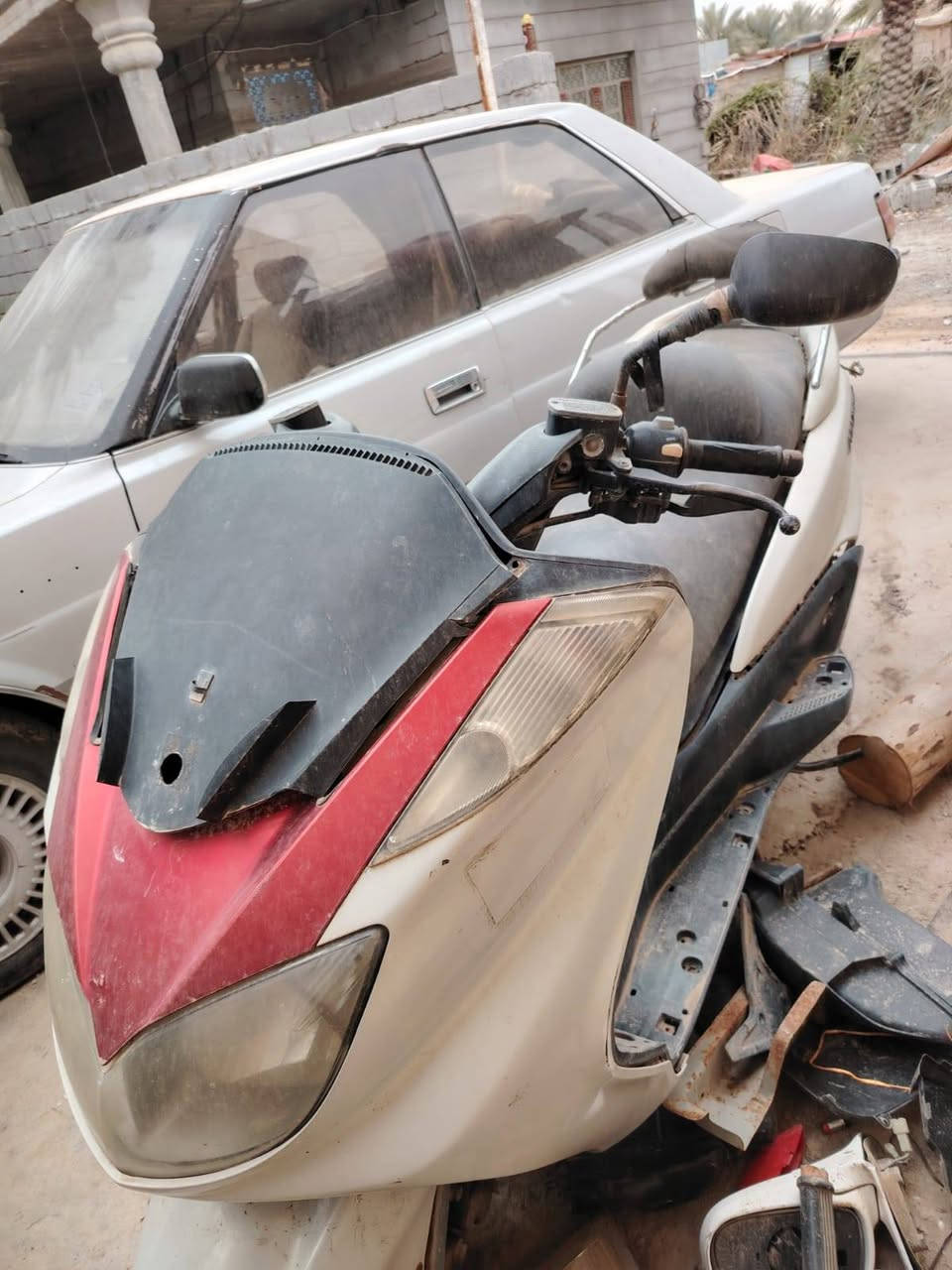 سلام عليكم للبيع دراجة ماجستا مابيهة اي نقص فقط گاطعة نار مكينة جديدة المكان بغداد التاجي ***********
