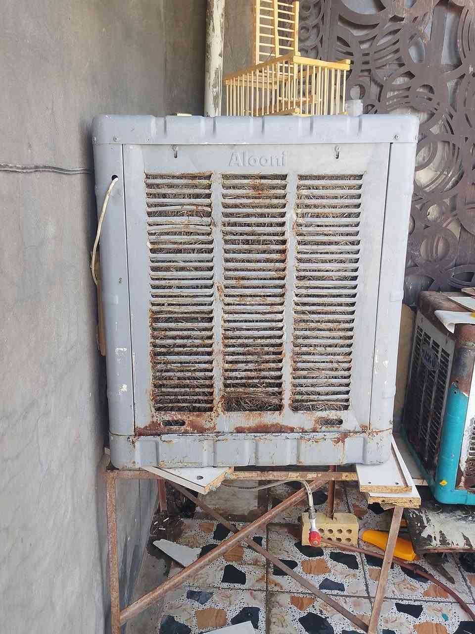 مبردات ثنين شغلات وحلوان تبريدهن وبنكات ثنين وطباخ اربع عيون شغال ونضيف 
ثلاجه جبيره كلش شغاله ونضيفه ماداخله تصليح 
كنتور بابين معه جربايات ثنين ام النفر معه ميز تواليت خشب نضيف 
مكاني حي الجهاد حمدانيه خلف جامع علي ولي الله 
***********
