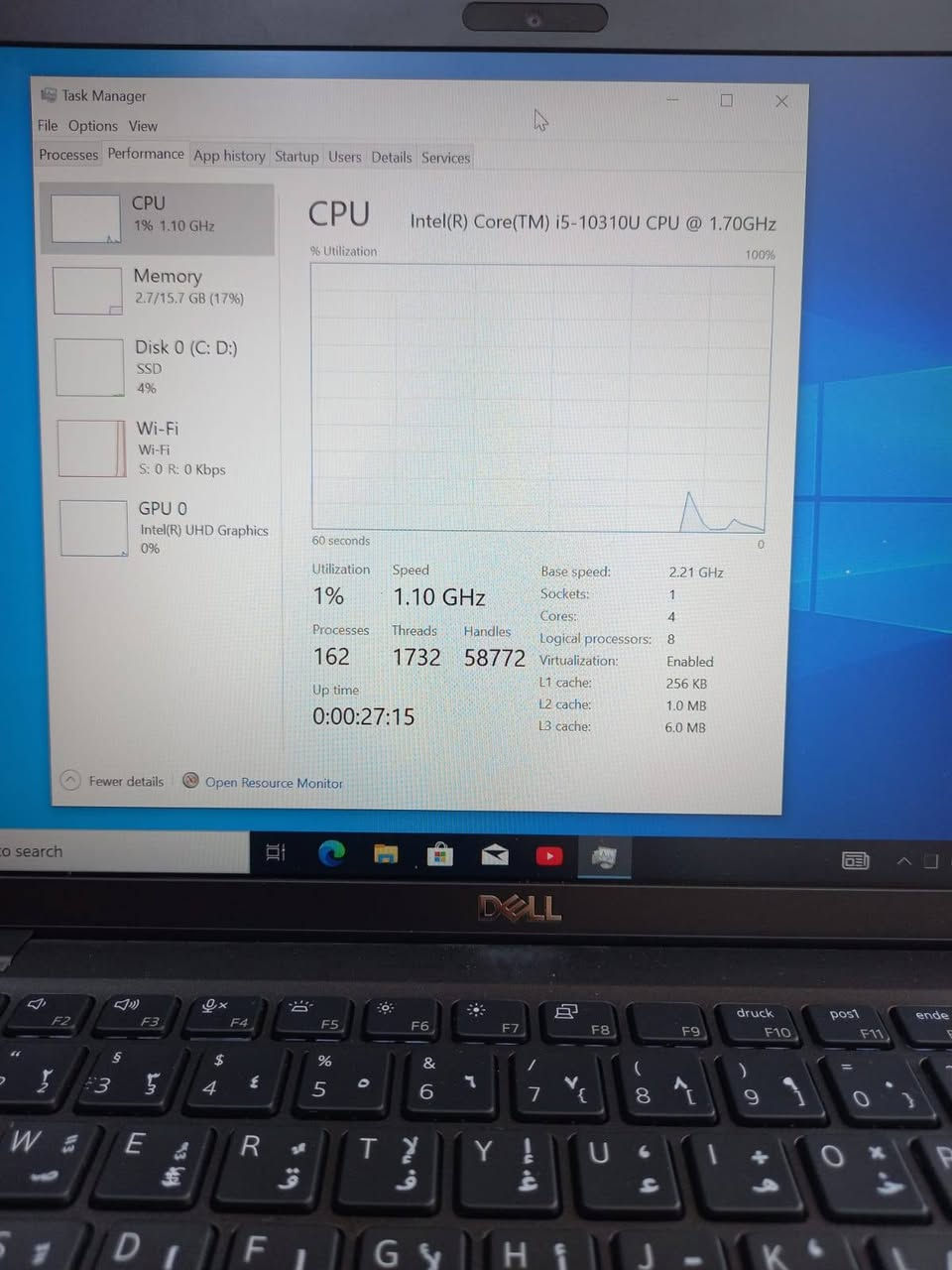 لابتوب دل 7410 dell
الجيل العاشر
المعالج كور اي 5 الجيل 10
الهارد    256    ssd  m.2
الرام  16.  ddr4 
كارت الشاشة  8  شير 
حجم الشاشة  14 
الشاحنة اصلية 
يحتوي على منفذين تايب سي للشحن او نقل البيانات
نظام التشغيل ويندوز 10 عربي انكليزي 
الملحقات شاحنة تايب سي  وجنطة 
السعر  300

***********
***********
يوجد توصيل

متوفر 
تتوفر مجموعة لابتوبات بأسعار مناسبة ومواصفات مختلفة
