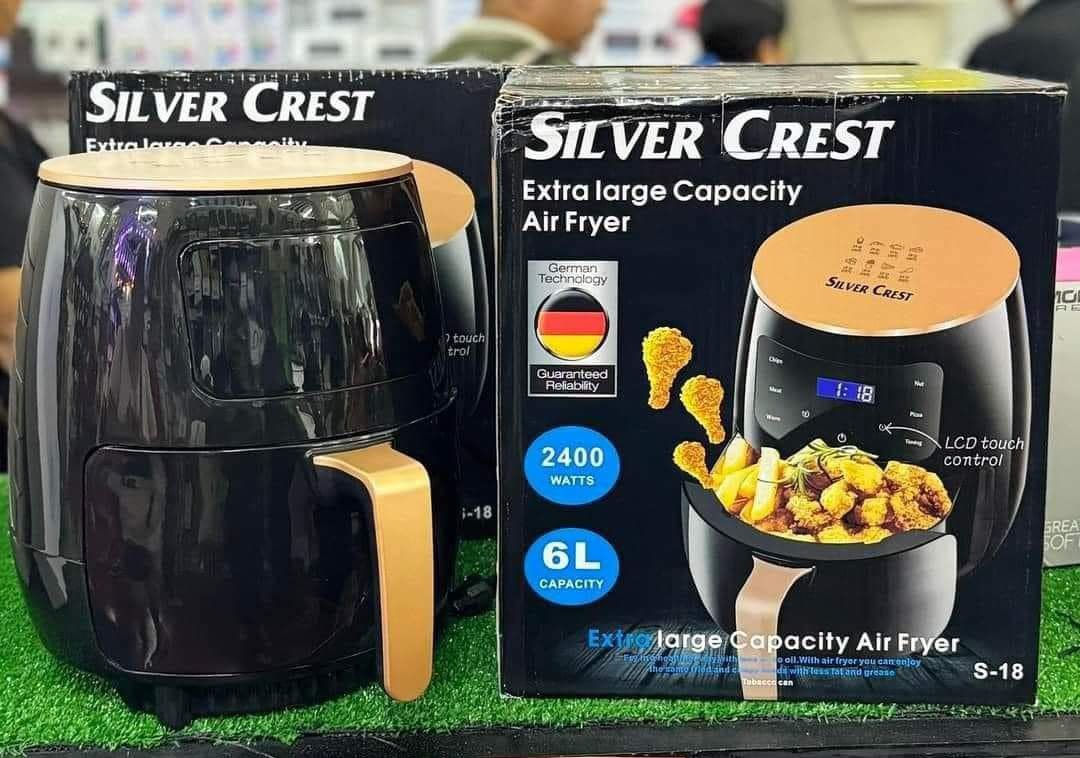 SLLVER CREST🇩🇪
Extra large Capacity Air Fryer 2400W - 6L
قلاية هوائية صحية من ماركة سيلفر كرست الألمانية سهلة الاستخدام والتنظيف حجم ٦ لتر تكفي دجاجة كاملة قلاية بدون زيت صحية ومفيدة لاهل الضغط والسكر شاشة تعمل بالمس و برامج معدة للطعام وبقدرة ٢٤٠٠ واط تتميز بتقنية الهواء السريع والتحكم في درجة الحرارة القابلة للتعديل

✅المميزات :-
💥خاصية قفل الأمان: تتوقف عند فتح الباب 
💥متوفر اللون الاسود فقط   
💥تشوي وتقلي بدون قطرة زيت 
💥تجفف فواكة 
💥قدرة ٢٤٠٠ واط 
💥 مروحة لتوزيع الحرارة
💥حجم كبير سعة ٦ لتر
💥لوحة تحكم رقمية ديجيتال سهلة اللمس
💥 تتضمن ٦ برامج طهي مختلفة
💥امكانية التحكم في الحرارة: اعلى, اسفل
💥 وخاصية تحديد درجة الحرارة والوقت درجة الحرارة بين 25 -200 درجة سيليزية تحديد الوقت 30 دقيقة 
#الاصلي المنشأ ألمانية 🇩🇪💯
السعر ٤٧الف 
🚘يوجد خدمة توصيل لجميع محافظات العراق ٤ الاف🚘


**إذا كنت صاحب هذا الإعلان وتريد حذفه لأي سبب، رجاءا أرسل رسالة إلى الدعم الفني**