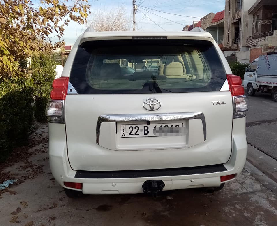 سڵاو
موسفات TXL
توێتا پرادۆ 2010
وارد خلیجی شریکە جیهان
مەکینە v4
سیارەکە زۆر بە پاکی ماوەتەوە سبوغی نیە تەنها سندوقی دواوەی کەمێک ساردی هەیە
مەکینەی نەکراوەتە گیر بەشەرت
تحویل و غرامە بە شەرت 
نرخ :-220 $ کەمێک مجال
بۆ پەیوەندی *********** واتسئاب
السلام عليكم الاخوان ..
تويوتا برادو 2010 TXL
وارد خليجي وكالة شريكة جيهان 
 محرك v4 .. 
مكفولة كفالة عامة بدون صبغ و فقط شویە بی بارد فی صندوق خلفی
سنوية رقم كلة جديد 
سعر :- 230 $ شویە بی مجال
مكان سيارة اربيل
رقم صاحب : - *********** watsapp أربيل, العراق
