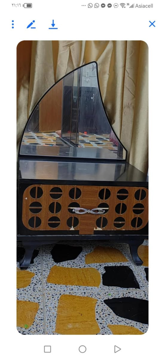 السلام عليكم غرفه تركي مستخدمه نضيفه
سعر ٤٥٠ مكانها قرب محطه الوقود الداخليه في الزبيديه
***********
