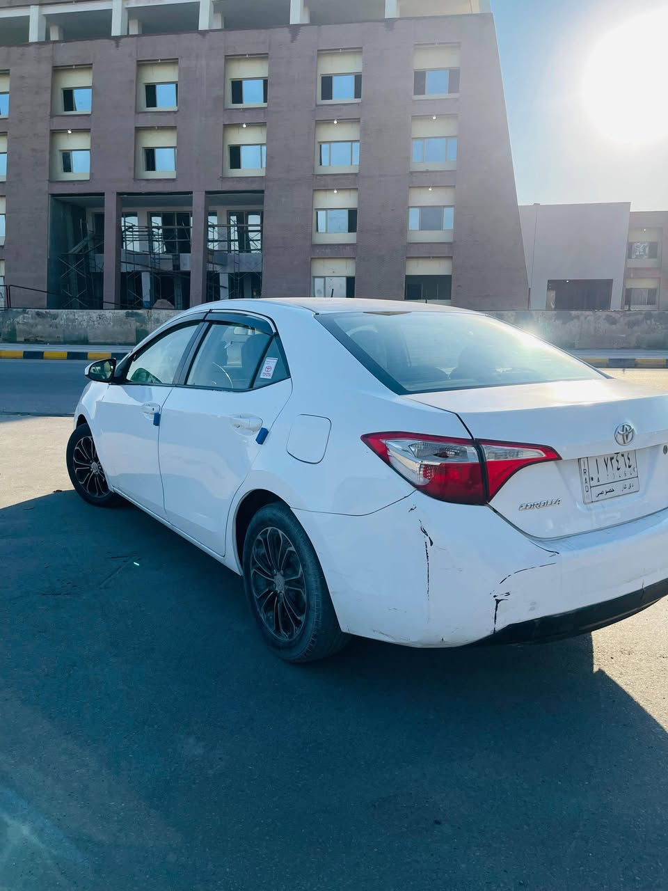 كورلا 2015 وراد امريكي
رقم ذي قار تحويل مباشر  بسمي السياره رقم الانكليزي موجود بلمرور بس باقي بس استلام 
السونار موجود بلمنشور اخر صوره
مواصفات 
شاشة .. كاميرا ..ويل كب كروب ..تحكم كامل ..محرك 1800
السعر 110 بيها مجال قليل 
السيارة جاهزةوكير ومحرك مكفول 
تبريد ثلج..
بيها تبديل بنيد وجاملغ نفس اللون بدون صبغ..
ولحداديه شويه تعبانه+
العنوان الناصرية مركز 
***********
