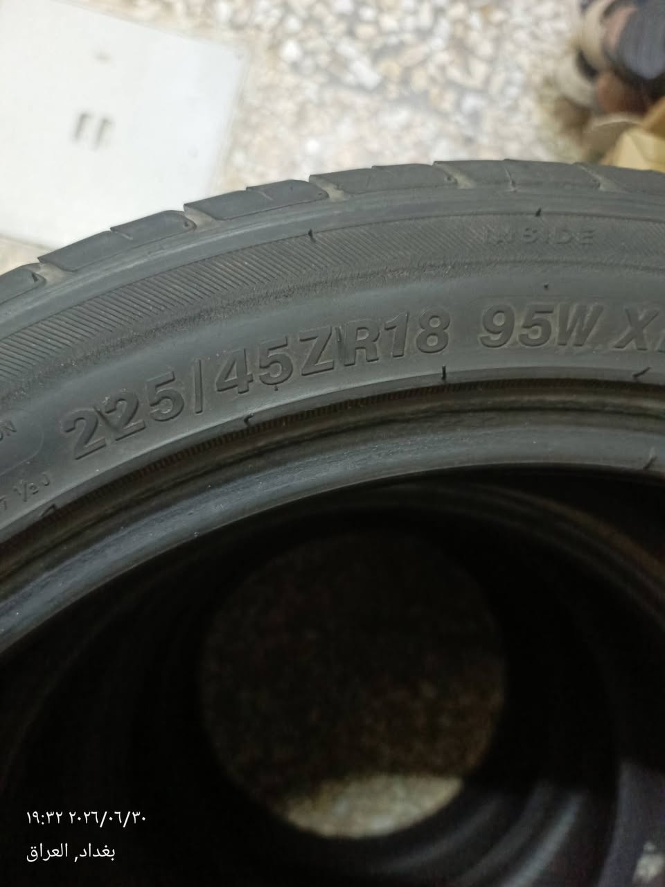 تخم تاير للبيع حيل نضيف حجم  225/45R18 قيم وخذ


**إذا كنت صاحب هذا الإعلان وتريد حذفه لأي سبب، رجاءا أرسل رسالة إلى الدعم الفني**