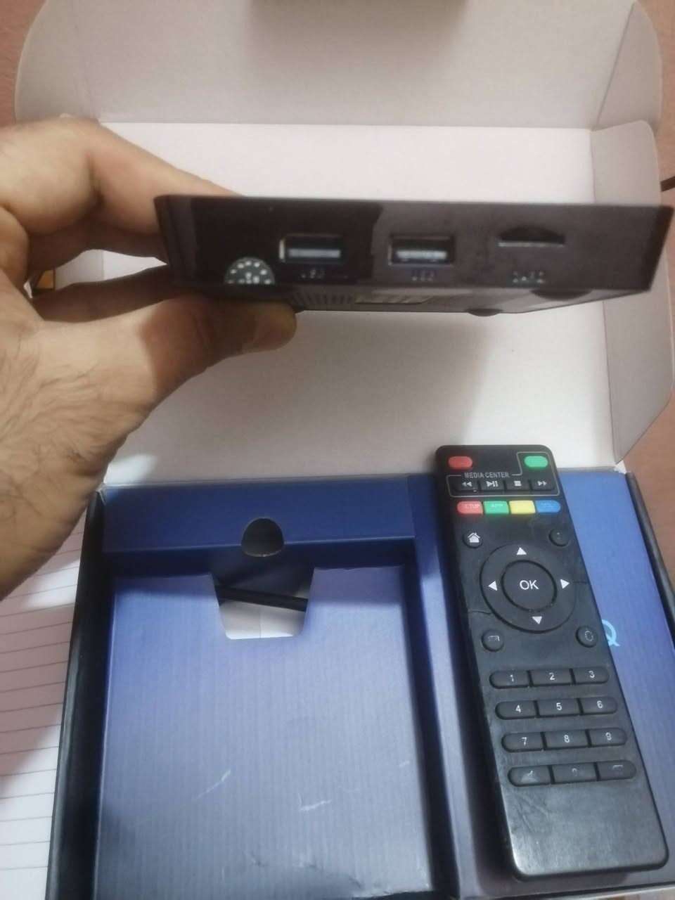تفي بوكس x96 pro سريع بالاستخدام كما في الفيديو 

ذاكرة 4 كيكا
منصب عليه تطبيقات التالية 
تطبيق #دراما_لايف
تطبيق #ياسين
تطبيق #سينمانا

السعر 35 الف


**إذا كنت صاحب هذا الإعلان وتريد حذفه لأي سبب، رجاءا أرسل رسالة إلى الدعم الفني**