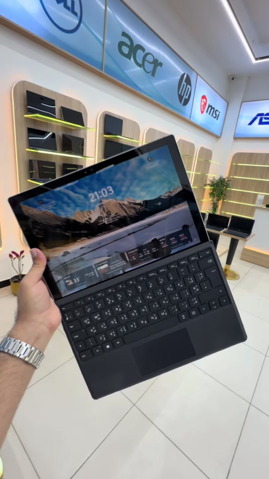 Ipad microserfs pro  Cpu cori5 Rom 8gb Ram 256gb ssd Display 13inch بسعر250الف والتوصيل مجاني  متوفر بلفرعين حي الجامعة شارع المصرف والكرادة ساحة كهرمانة  *********** #عروض #مايكروسوفت  ***********
