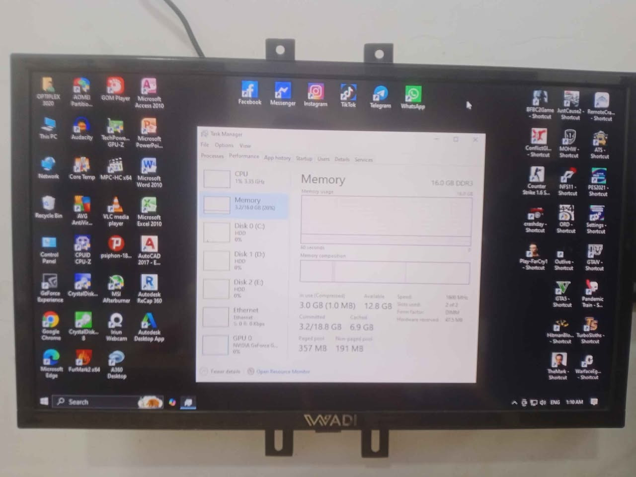 السلام وعليكم 
للبيع كمبيوتر من شركة DELL نظافة 95%
     
    ((( التجميعة من الجيل الرابع )))

   الى اصحاب العمل المكتبي و الدراسي 
     و الى اصاحب الكيمنك و المونتاج 
     و الى اصحاب المشاريع الهندسية 

      (( السعر 225 الف و بي مجال ))

(( مكاني محافظة البصرة منطقة الحيانية ))

             (( توصيل ما عندي ))

المواصفات /

CPU : Core i5 (TM) 4460 3.20 GHz

RAM : 16 GB DDR3 2×8 1866 MHz

GPU : NVIDIA GeForce GT 730 4GB

الذاكرة التخزينية :- 
HDD 500 GB + HDD 500 GB + HDD 500 GB

مجهز بنظام Windows 10 pro
اخر اصدار 25H2
+ تفعيل النظام ( تفعيل رسمي )
 ملاحظة / التجميعة كاملة من دون اي نقص 
و مجهزة بمكتبة خاصة بالبرامج و مكتبة اخرى للالعاب

الملحقات /

1 _ شاشة اصلية من شركة WADI بحجم 24 بوصة
  FULL HD 60 HZ  نظافة 90%

2_ UPS حجم 850 مستخدم جدا قليل نظافة 90%
3_  كيبورد كيمنك RGB 
4_ موس كيمنك RGB 
5_ سماعة كيمنك RGB
6_ باد موس كيمنك 
7_ اصبع واي فاي 

+ كيبل التشغيل و كيبل نقل الصورة 

               (( السعر 225 الف و بي مجال ))

للاستفسار / 
اتصل على ***********
او راسلني خاص 
((مكاني محافظة البصرة منطقة الحيانية )) البصرة, العراق
