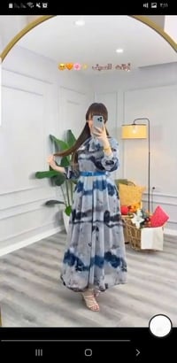 فستان • شيفون مبطن • مقاس ٣٨-٤٨