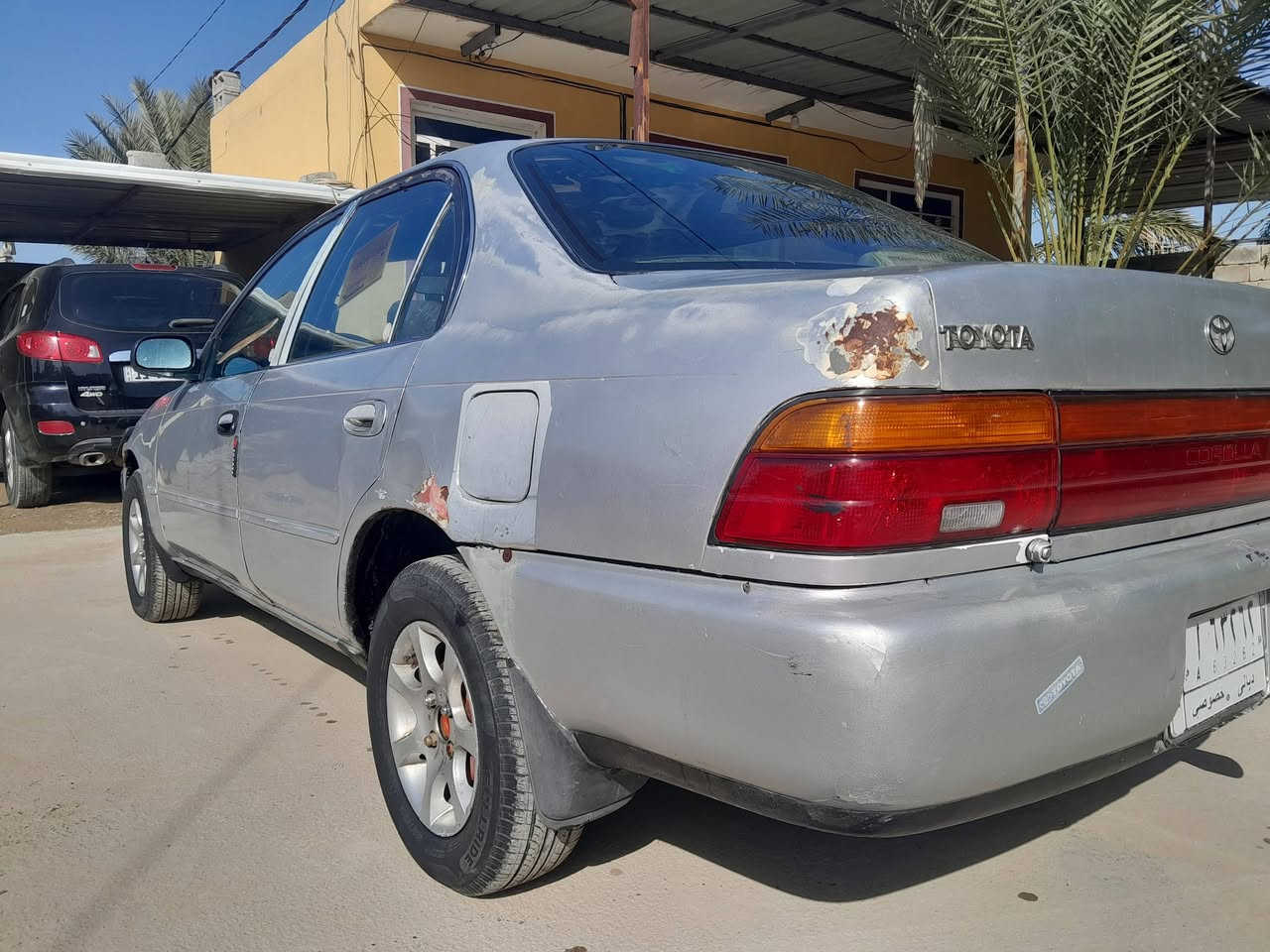 كورلا ٩٤ رقم ديالى سياره جاهزه داخل وخارج مكينه كير صدر تخم تاير الحمد لله كل نقص مابيها عارظها ٥٠ وبيها مجال وهذا رقمي ***********
