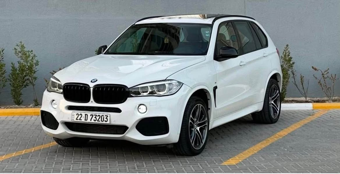 السلام عليكم
‏BMW X5

موديل 2014 فووول مواصفات 

وارد خليجي وكالة العروش 

مكينه N55  35 Twin turbo 

ماشيه 145 الف                                                

بصمه دخول + تشغيل

ثلاث انظمة قيادة

قمارة بنوراما 

ابواب شفط 

صندوق كهرباء 

بردات بل بوب

دشبول ليزري متغير

شاشه كبيره m

كت كامل مال M سياره 

 دركه m

دعاميات m

ويل كب 20 m. 2 سايز

شباك m

كامرات 360

 مع حساسات خلفية امامية

 لايتات LED ولايت زينون بلادي داينمك

داخل جلد قرميدي 

كشنات كهرباء متعدد الحركات 

كشنات خزن ميموري

انارة ترحيب مع شريط led حول المقصورة الداخلية 

شاشة كبيرة مع تحكم ماوس 

اخوان السياره بيه مواصفات هواي بعد

سياره بيه قطعتين صبغ 

بدون دواخل بدون ايرباك 

رقم اربيل سنويه وهزه ورقم جديد

تريد تحويل تريد وكاله حاضر

مكان السياره المنصور 

للستفسار ***********
