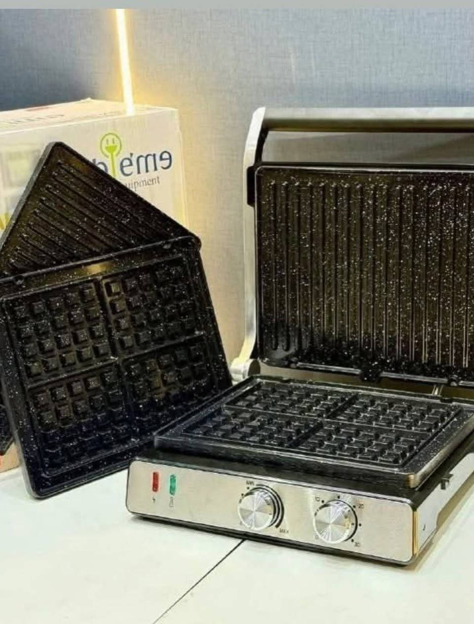 كابسة امبليوم 3* 1
 ( صاج + وافل + شواية 180 درجة )  

سطح كرانيت ضد الالتصاق سهلة التغير والتنظيف 
قدرتة 2000 واط من امبليوم 
ضمان سنة من تاريخ الشراء 
السعر 84 الف

#الكترونيات #منزلية #متجرfs


**إذا كنت صاحب هذا الإعلان وتريد حذفه لأي سبب، رجاءا أرسل رسالة إلى الدعم الفني**