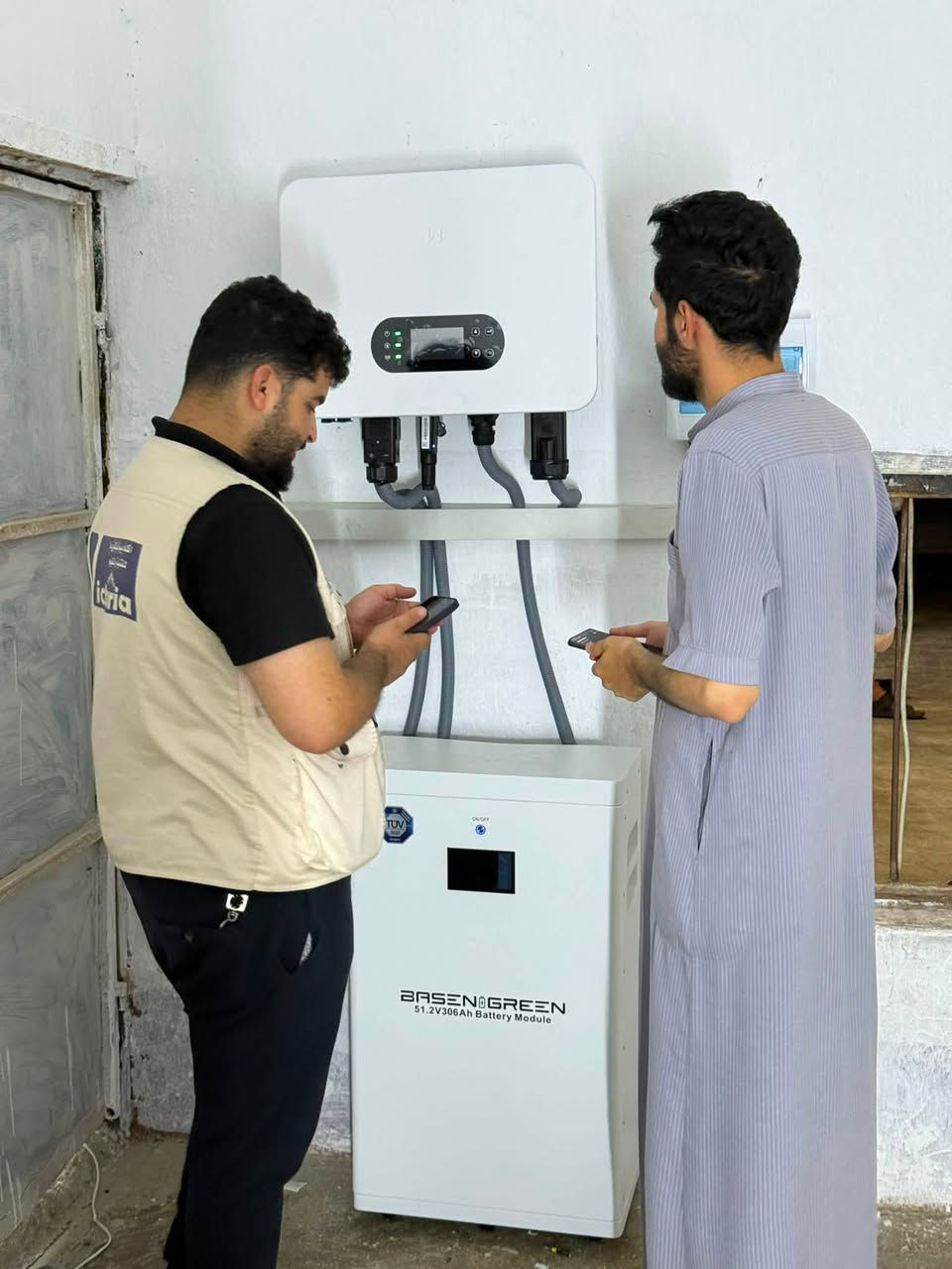 ✨️ على بركة الله✨️

من اعمالنا 

✳️تم تنصيب منظومة منزلية ✨

◀️للأخ / جمال جبار ابراهيم 

◀️ ناحية العباسي  /قرية النملة  

◀️ 16امبير ليلي فقط  بدون ألواح 

◀️بطاريه 15.5كيلو بيسن كرين ضمان عشر سنوات

◀️جهاز انفير تر GOODwe 6 كيلو ضمان 5 سنوات استبدال  

العنوان .كركوك  الحويجه..السوق الكبير..محلات الحاج كامل الصگر والياسين الحمدون 

◀️لسنا الوحيدين لكن نسعى ان نكون الافضل...

📱📱 للحجز والاستفسار يرجى الاتصال بنا 

*********** علي الياسين الحمدون 

*********** احمد النوري

*********** عمار إسماعيل
