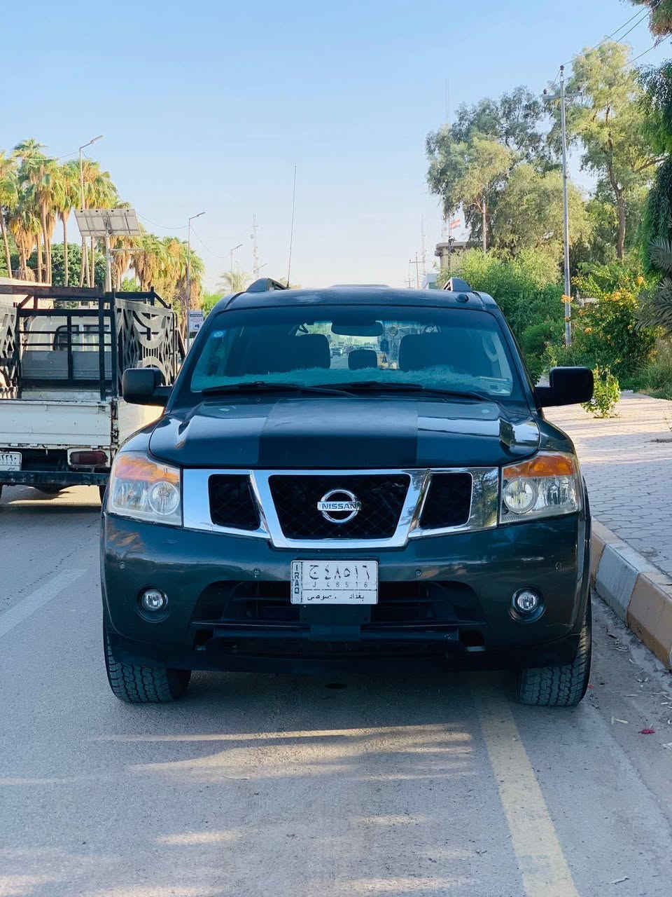 سلام عليكم السعر 100
للبيع اومراوس ب سياره صغيره 🚗 
نيسان ارمادا 2012 وارد امريكي حادث جاملغ امامي جهت السكن 
السياره بيه خمس قطع صبغ بالسونار شرط 
ابيع احزام  اكفلك قماره وكير ومحرك للمشتري
كشن كهرباء
جنطه كهربائيّة شفط
كشنات مخمل 
سياره جاهزه عل اخر حبايه 
رقم بغداد بسمي
السعر 100 وبيه دفره😁
ماعجبك السعر اعبر جنك ما شايف المنشور
الهاتف ***********
عنواني بابل جبله
