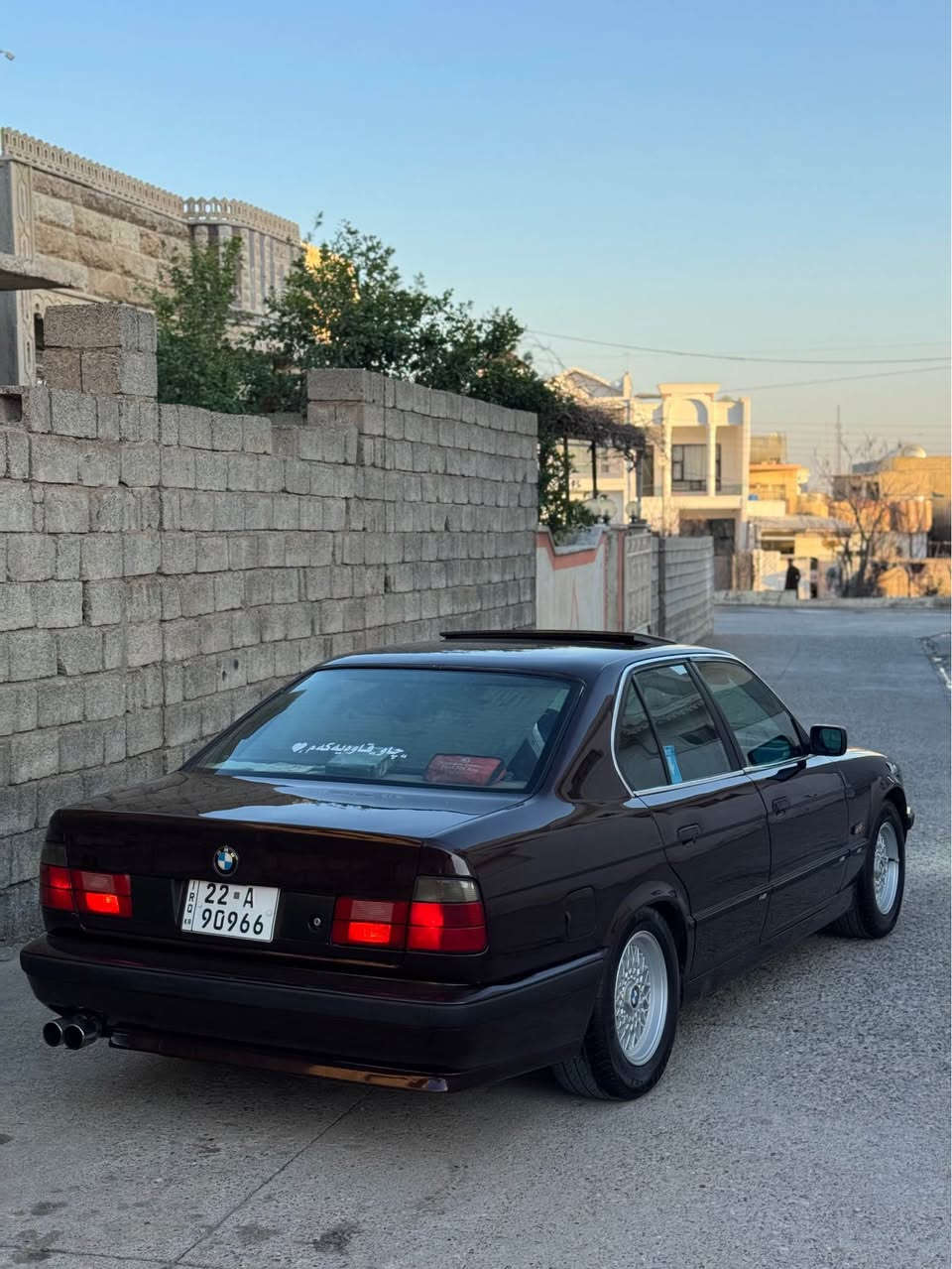 شتي داسنق و شاز و تايبه ت
BMW.1991.525i.فولي گيرعادي
سه نه وي و ژينگه تا 2030 به ناوي خوم مواسفات سلايد.چوار جام كاره بايي.ABS. تبريد.حه وت. باليف.كوشن جلد.سوكان ئيرباگ.
په رده.دعامي دواوه M لايت ئه لقه ده بل عده سه.زينون.ويل و تايه لوك موشه به ك بيلادي 525گيرعادي.پيش پان .سه ياره كي تا بلي توندو توله و كپ گشت گياني بيلاد ماوه. مه كينه لوك بوخاريش به شه رت .قوه ت به شه رت.سه ياره كه ئي ده ستي خومان بووه لي بيمنه تين پيش و دواي كه پس كامل فرن كراوه بو كواني سقف بي معجون هه موو گياني به شه رت بو زانياري زياتر تيل بكه شوين كويه
***********.*********** كويسينجاك, أربيل

