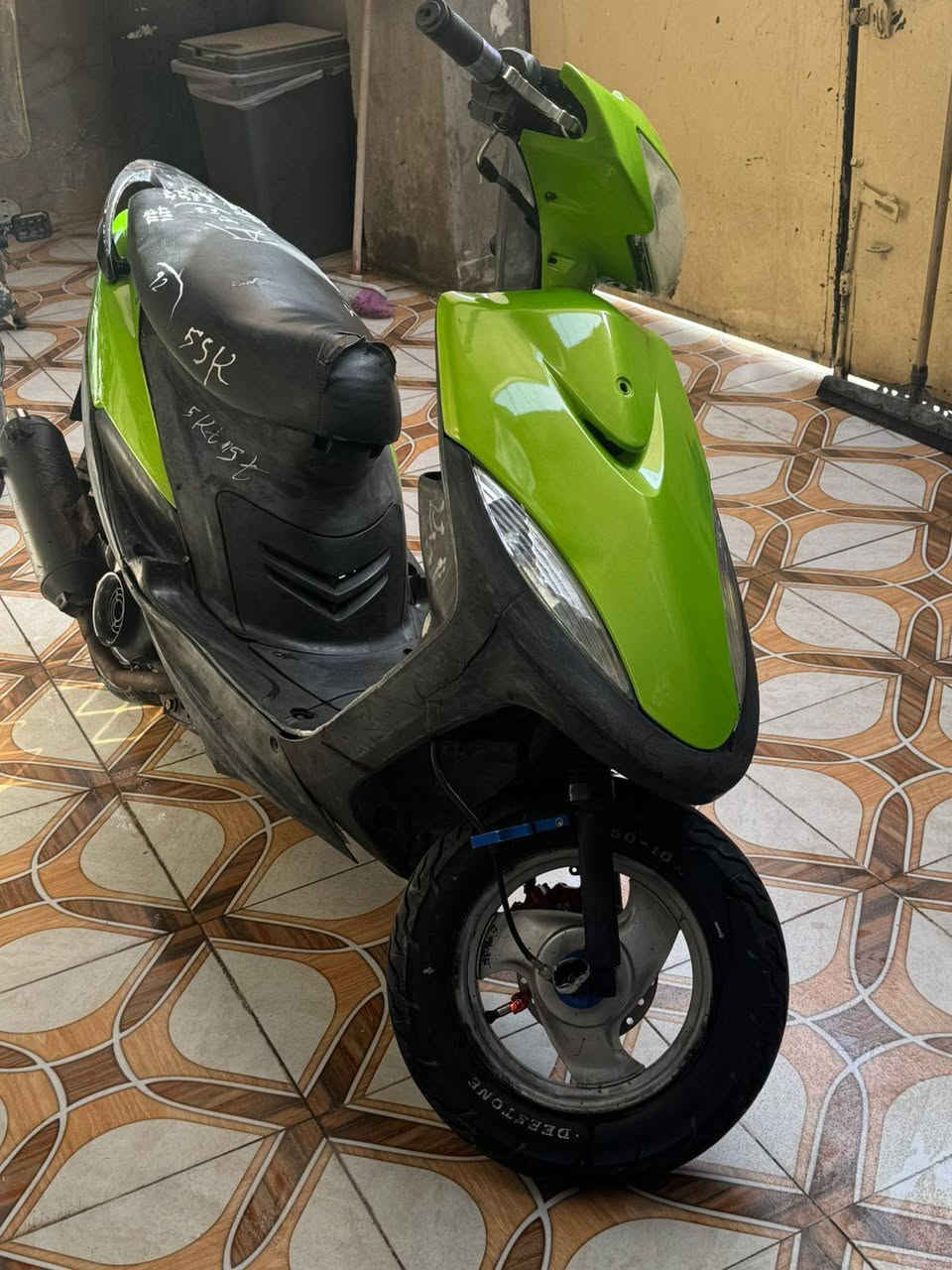 السلام عليكم دراجه ماكس بوشه بلاد مكينه ناعمه سلف وهندر محرك ناعم مكاني بعقوبة  السعر 475وبيه مجال حك الجيه ***********
