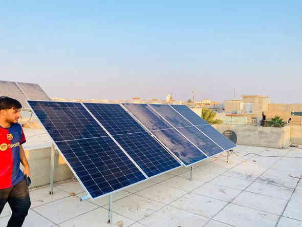 الحمدلله 🤲

تنصيب منظومه الطاقه الشمسيه في جلولاء حي الشهداء

الاستفسار

***********
استاذ سيف حامد
