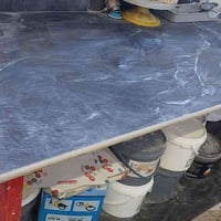 ميز بورسلين • ٥م٤٠سم • خانتين