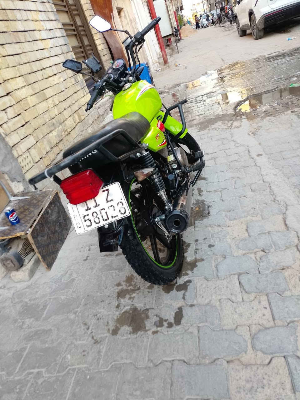 بسبب وعود كاذبة
شاينك مرقم بغداد سنوية بسمي 
دراجة كفالة عامة 
سعر 1850 بيهة مجال بسيط***********
