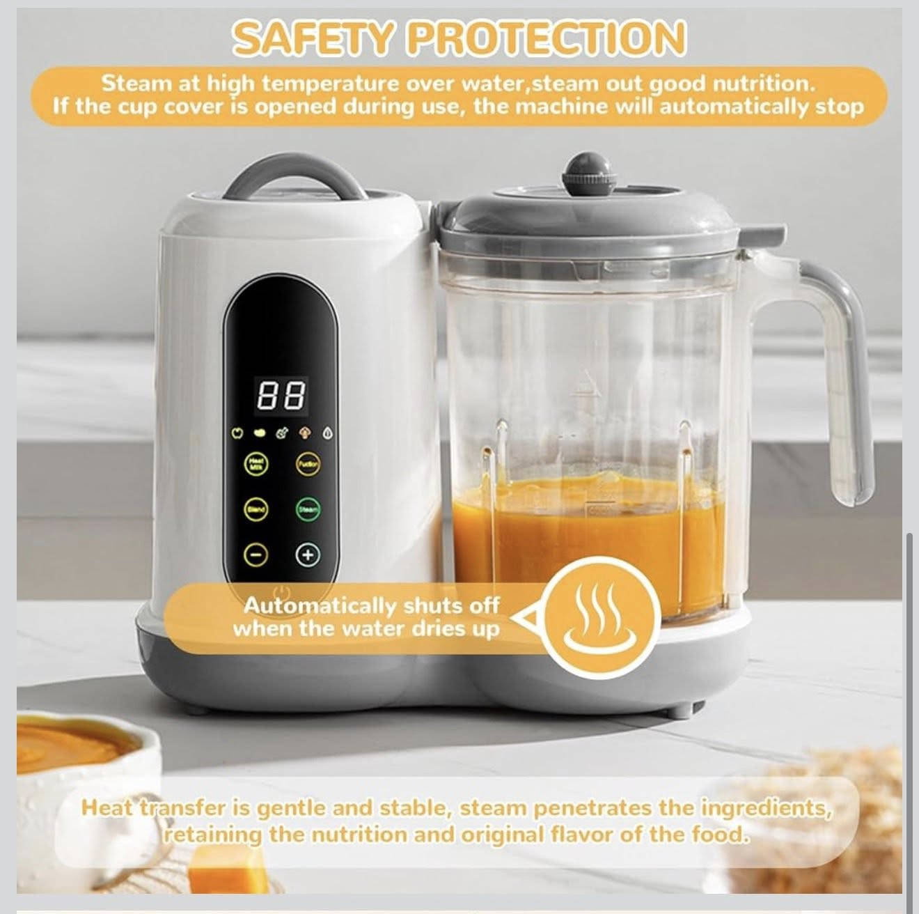 متوفر من امازون💐

محضر طعام الأطفال، جهاز تحضير طعام الأطفال بمستوى واحد، جهاز خلط بالبخار، جهاز تحضير عصيدة الأطفال، جهاز طهي بالبخار للأطفال، سعة 400 مل، 4 إعدادات طهي مسبقة، طهي تلقائي، تنظيف ذاتي

جديدة👍
السعر ٥٥ الف💐


**إذا كنت صاحب هذا الإعلان وتريد حذفه لأي سبب، رجاءا أرسل رسالة إلى الدعم الفني**