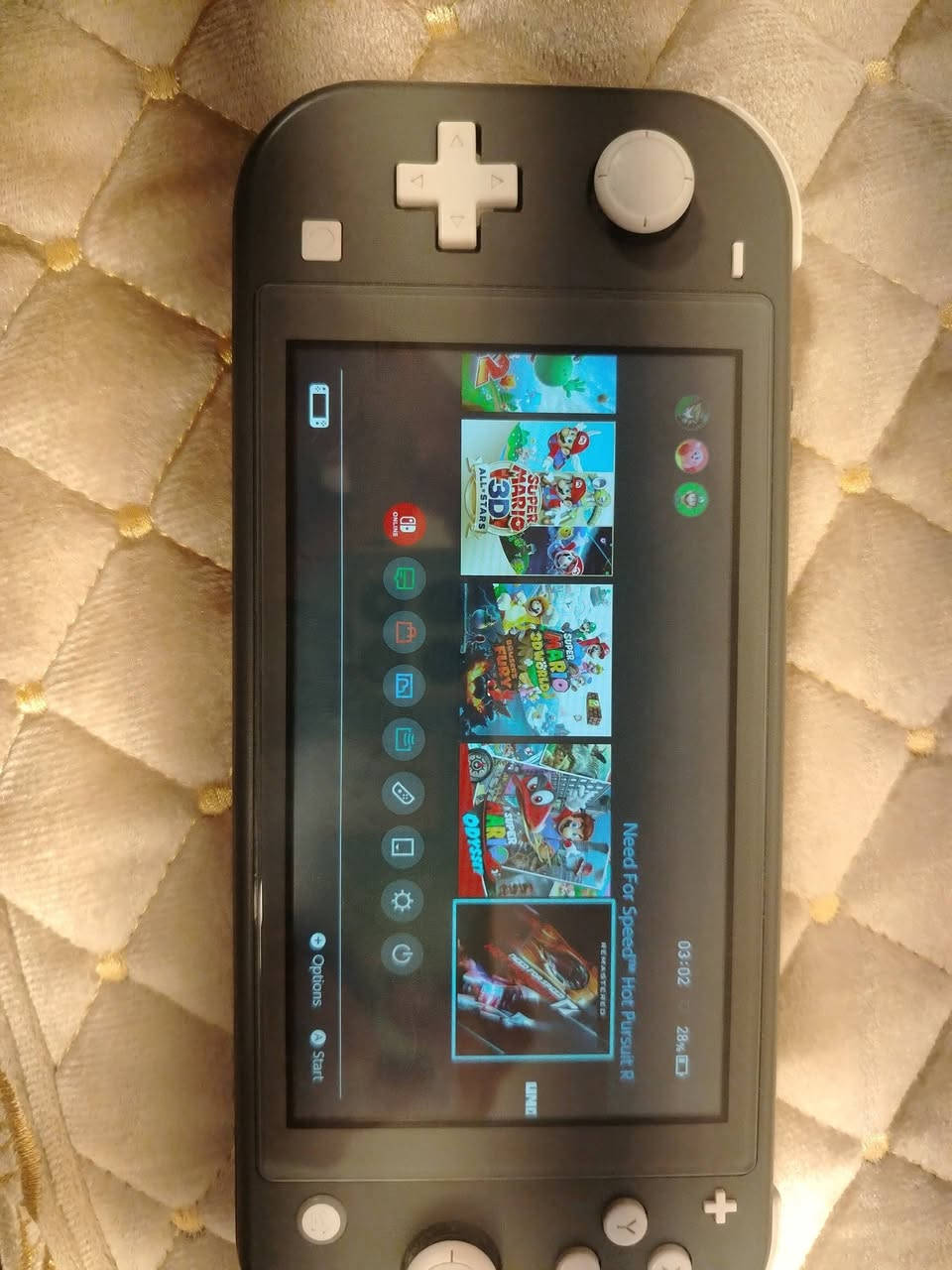 سلام عليكم
Nintendo switch lite مهكر للبيع
بالنظامين الاوفلاين والاونلاين
مع كامل الملحقات الشاحنه والكارتونه
ورامين خارجيات
64 gb
128 gb
بالاضافه الى بيت موصل رامات بالحاسبه لنقل الالعاب
السعر 230 مع التوصيل
واذا بدون توصيل 225
مكاني كربلاء


**إذا كنت صاحب هذا الإعلان وتريد حذفه لأي سبب، رجاءا أرسل رسالة إلى الدعم الفني**