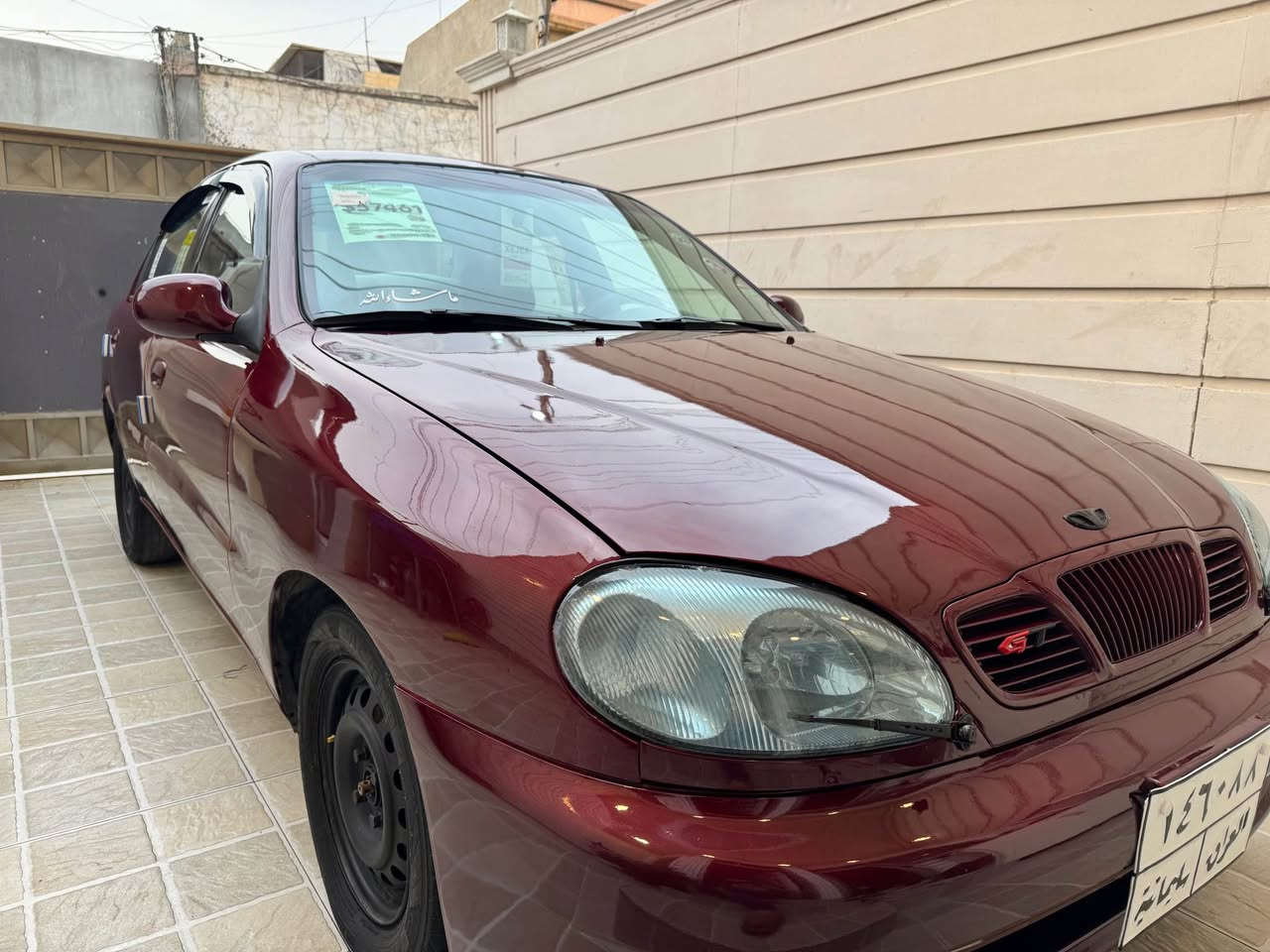 🚘دايو لانوس للبيع موديل 2000  تبريت ثلج❄️ كير اوتوماتيك، رقم سليمانية سنوية منتهيه 14/7/2021  شرط تحويل سيارة بيه ضربه كدام قليل بدون دواخل بدون خياس صبغ  عام للجمالية فقط  ،كير و محرك وتبريت شرط ، تايرات جديد ،باتري جديد، صدر امامي خلفي جديد،كهربائيات كل شغال،،باور،Abs,قفل مركزي سيارة كلش نظيف سعر 42 وبي مجال عنوان كركوك إمام قاسم ***********📲***********📲 كركوك, العراق
