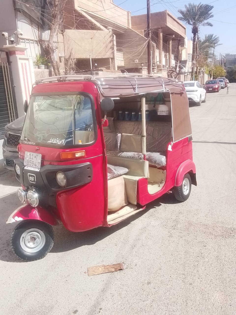 تكتك موديل ١٨ مرقمه انكليزي وداخله هزه كير ومكينه واكسل كله جديد  معمره خياسات ومصبوغه عام
تكتك كامله على اخر حبايه كبل لشارع  تحويل ثاني يوم 

5900 وبيه مجال ماعده الهورن البوش  ***********
