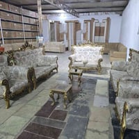 قنفات تركي ملكي • طاولة طعام 6 كراسي • نجف العسكري