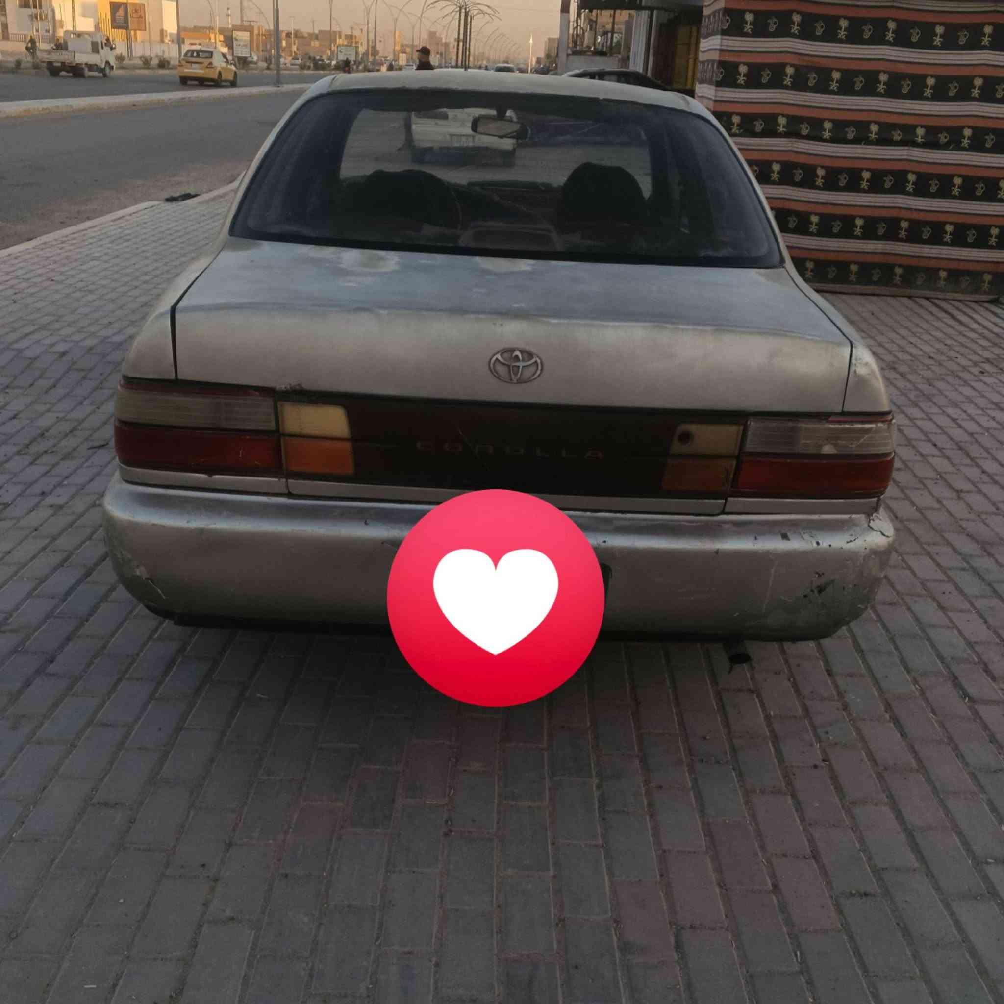سلام عليكم 
كورلا موديل 92 محور 
رقم بغداد 
تحويل شرط 
شرط كير محرك 
تخم تاير جديد 
مشط جديد صدر جديد 
صبغ ما بيهاا 
رقم الهاتف ***********
السعر 43  بيها مجال ....
