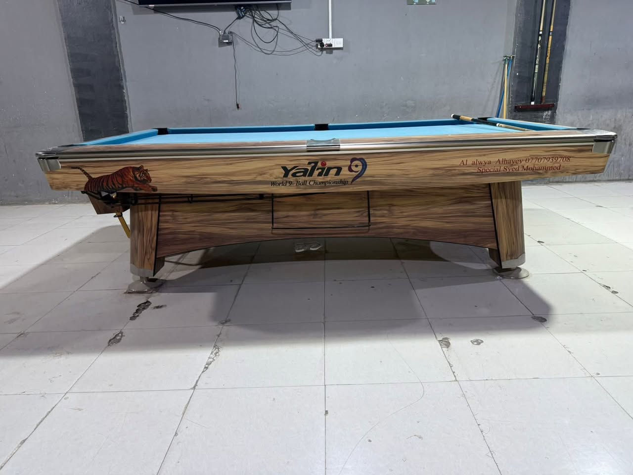 بيع وشراء ومراوس 
توفر جميع انواع البليارد المستخدم والجديد 
وبأنسب الاسعار 
بغداد حافظ القاضي الشارع الوسط تجهيزات الكاسبر 
*********** يتوفر واتساب 
ليس لدينا فرع اخر
