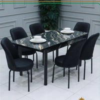 طقم طعام ٦ كراسي • تركي • توصيل بغداد