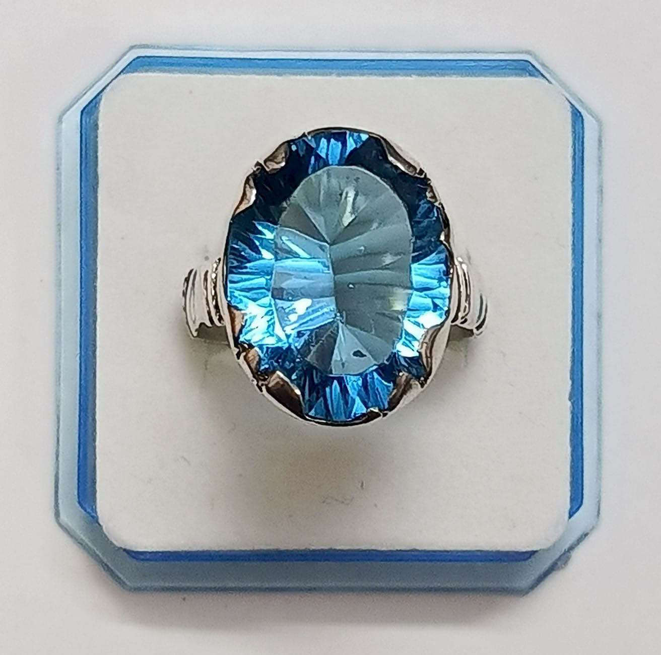 خاتم ‏مجوهرات التوباز فضة 925 صياغة يدوية قياس الخاتم 23 السعر50
‏توصيل جميع المحافظات5الف
‏*********** بغداد, العراق
