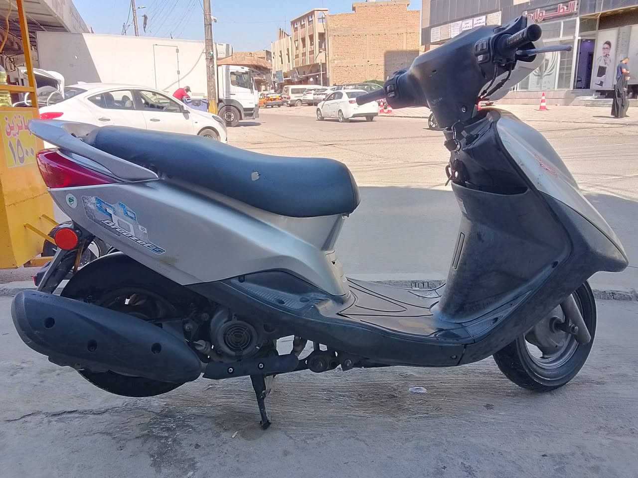 بريز بغبغاء جديده صالها شهرين ونص من نازله من الرمبه خير من الله كلشي بيها بلادي نوزل تخم تايرات جدد جيب فيتر وفحص ماشيه 39حقيقي دراجه نضيفه كلش فوك متصور العنواب بغداد الكاظميه 
واتساب ***********
سعر خاص
