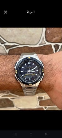 كاسيو AQ-S800WD-1EV • طاقة شمسية • مقاوم مية ١٠٠م