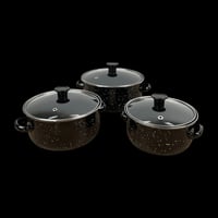 سيت قدور إناميل • أغطية زجاج • توصيل العراق