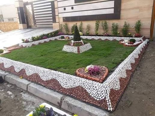 ديكورات حدائق مع ترتيب لحديقه مع لزرع لورد ولثيل***********

