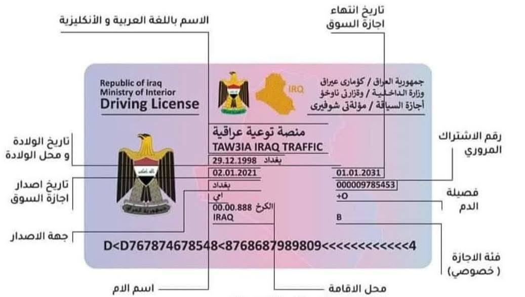 حجز فحص طبي نظر 
حجز اجازة السوق

نقل ملكيه
تجديد سنويه
تثبيت لوحات

ولجميع المحافظات للطلب مراسله الصفحه

او الاتصال ***********

العنوان موصل /تموز قرب جامع المفتي
