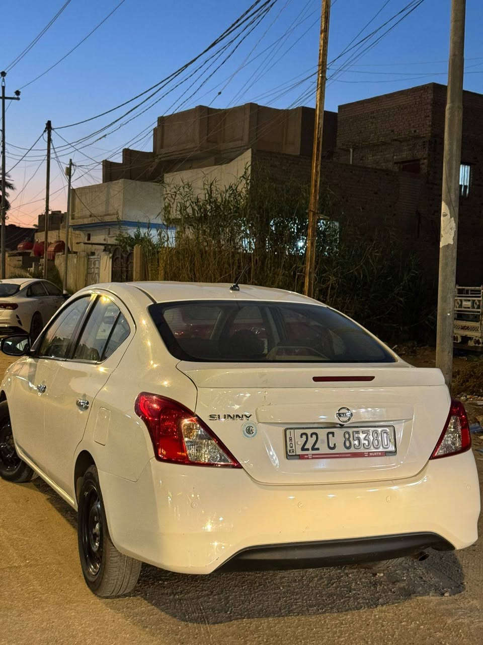 نيسان سني 2023
الممشى 66000
الضرر: بارد جاملغ خلفي أيسر ، باردخشم جاملغ أمامي ايمن 
تبريد قطعتين ، اربعة جام كهرباء 
حدادية جديدة ، تخم تايرات اربعة جدد ، باتري قبل شهرين شديته ضمان سنه بي 
عنوان: بابل - حله  
السيارة استخدام بيت 
للاستفسار : ***********
