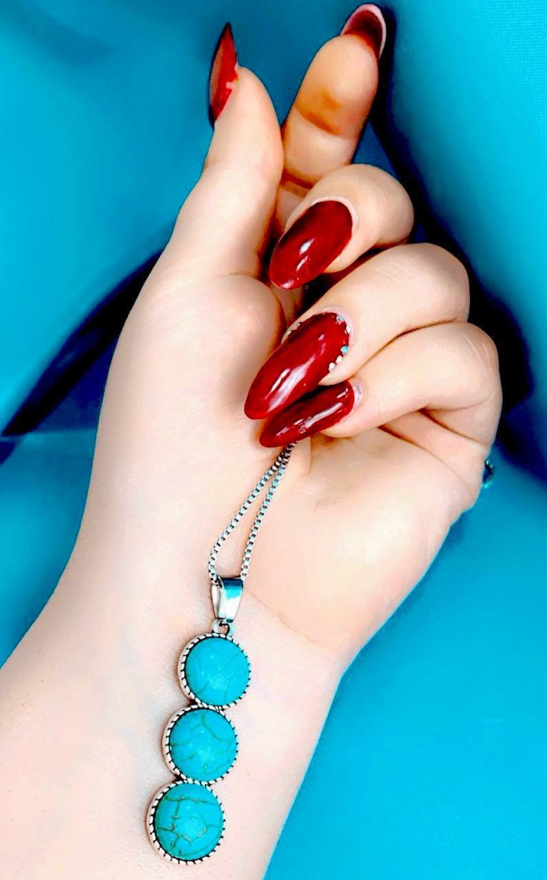 جديد ♥️جمال ونزاكه 🥰
قلادة الحسد 💙

قلاده حجر فيروزي ضد الحسد 🦋💙

ذهب برازيلي طلاء ثابت 

شكل جميل  🌸

السعر 5  الاف   

🚘 يوجد خدمة توصيل لجميع محافظات العراق 4 الاف 

للطلب ارسل عنوانك على واتساب /***********
