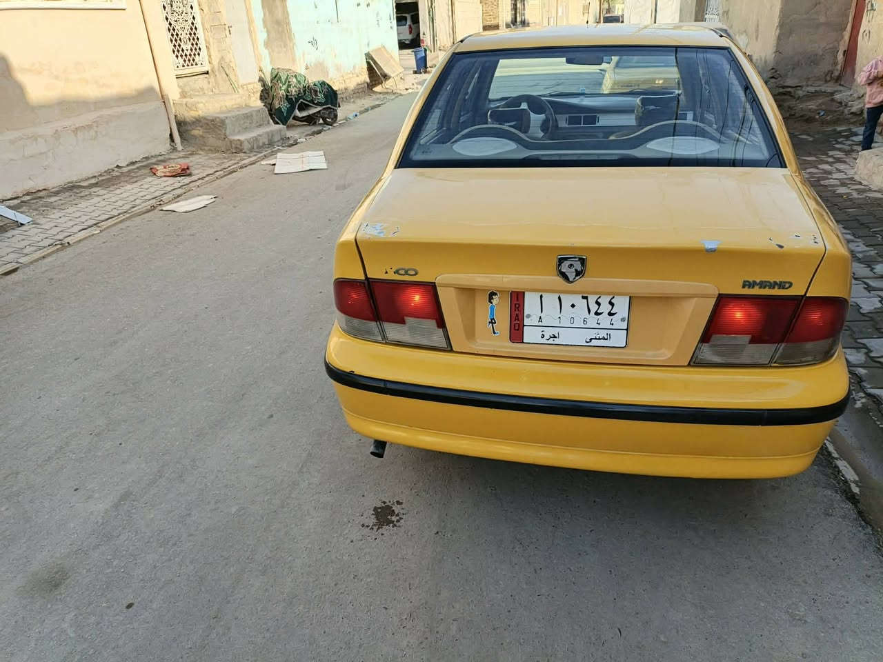 سمند موديل 11 سنويه صاقطه سنتين مكفوله من الضربه القويه مكينه جديده كلشي شغال بيه التبريد فقط غاز رقم مثنئ سعره 32. *********** 
***********
