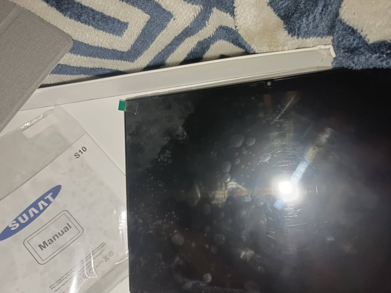 ايباد  جديد بسبب الضغط مال الحمل بي خلل فقط تبديل شاشه بعده جديد بل باكيت والزكه مال الشاشه بعده لين جديد بلجيس ذاكره 128 و نسخه 5G وحجم الشاشه 10.1 بوصه بسعر 25 الف والتوصيل مجاني مستعجل على بيعته المراسله خاص او على الرقم ***********
