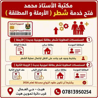 شطر البطاقة التموينية • الأرملة • الزوجة الثانية