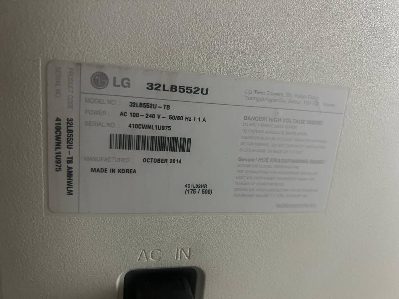 بلازما LG حجم 32 نوع LCD IPS تردد 60h ودقة FHD مداخل 2hdmi و 1ubs  وستلايت وباقي الشغلات بسعر 125 الف


**إذا كنت صاحب هذا الإعلان وتريد حذفه لأي سبب، رجاءا أرسل رسالة إلى الدعم الفني**