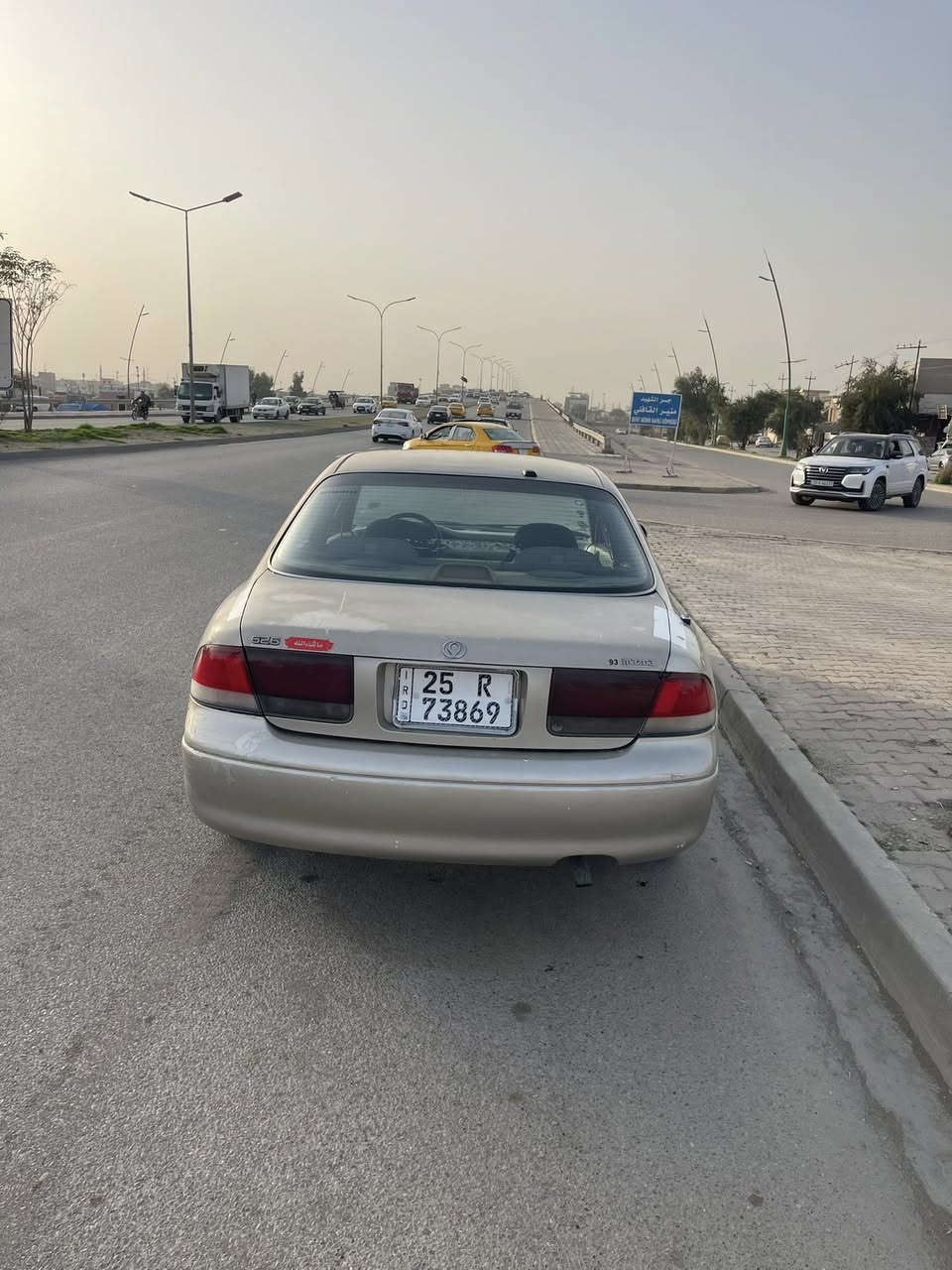 مازدا فاصوليا  موديل 93 كير اوتماتيك رقم كركوك دولي بأسمي شرط التحويل بيها بطاقة بانزين السعر 45 بيها حادث بسيط جامرلغ خلفي بدون دواخل شرط رقمي ***********
وذا اكو اي استفسار خاص
