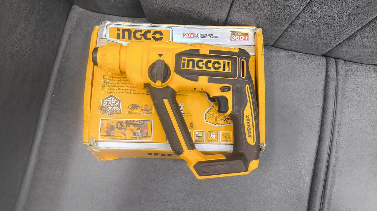 مميزات دریل INGCO قوة عالية وأداء ممتاز بالحفر قبضة مانعة للانزلاق وثبات عالي أثناء الشغل
يتحمل الشغل القوي والاستخدام

مميزات دريل INGCO قوة عالية وأداء ممتاز بالحفر

نظام شاكوش قوي للحفر بالكونكريت

***********

مستخدم حوالي سبوعين فقط الدريل بدون ملحقات فقط براين تجي ويه بدون بطاريه وشاحنه

سعر 50 الف قفل

بغداد لزعفرانيه شارع الكهرباء
