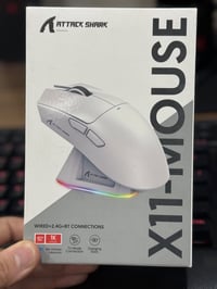 Attack Shark X11 • اسود • مستخدم وشغال