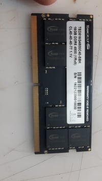 رام 16 DDR5 سرعه 4800 للبيع سعر 100 دولار  الف اصلي فول شتريته و ما اس...