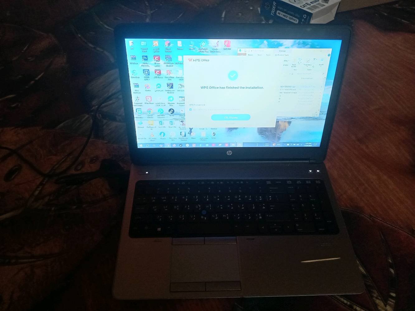 مكاني الزعفرانية
✅️اسم الموديلhp 650 g1
✅️معالج cori5 من الجيل الرابع 
✅️هارد ssd 256 كيكا
✅️الذاكرة العشوائيه للرام 8 كيكا
✅️شاشة 15.6 انج 
✅️كاميرا
✅️بلوتوث 
✅️وايفاي 
✅️فول كيبورد 
✅️مدخل cd + DVD
✅️ عددusb 5
✅️منفذ lan
✅️منفد display port

منصب بنظام وندوز 10  


Model        : HP 650 g1
Processor : Intel Core i5-4210M 2.60 Ghz
Ram.          : 8GB DDR3
Storage.    : 256ssd  gb
Graphics.  : 2GB Intel HD Graphic Card
Price.         