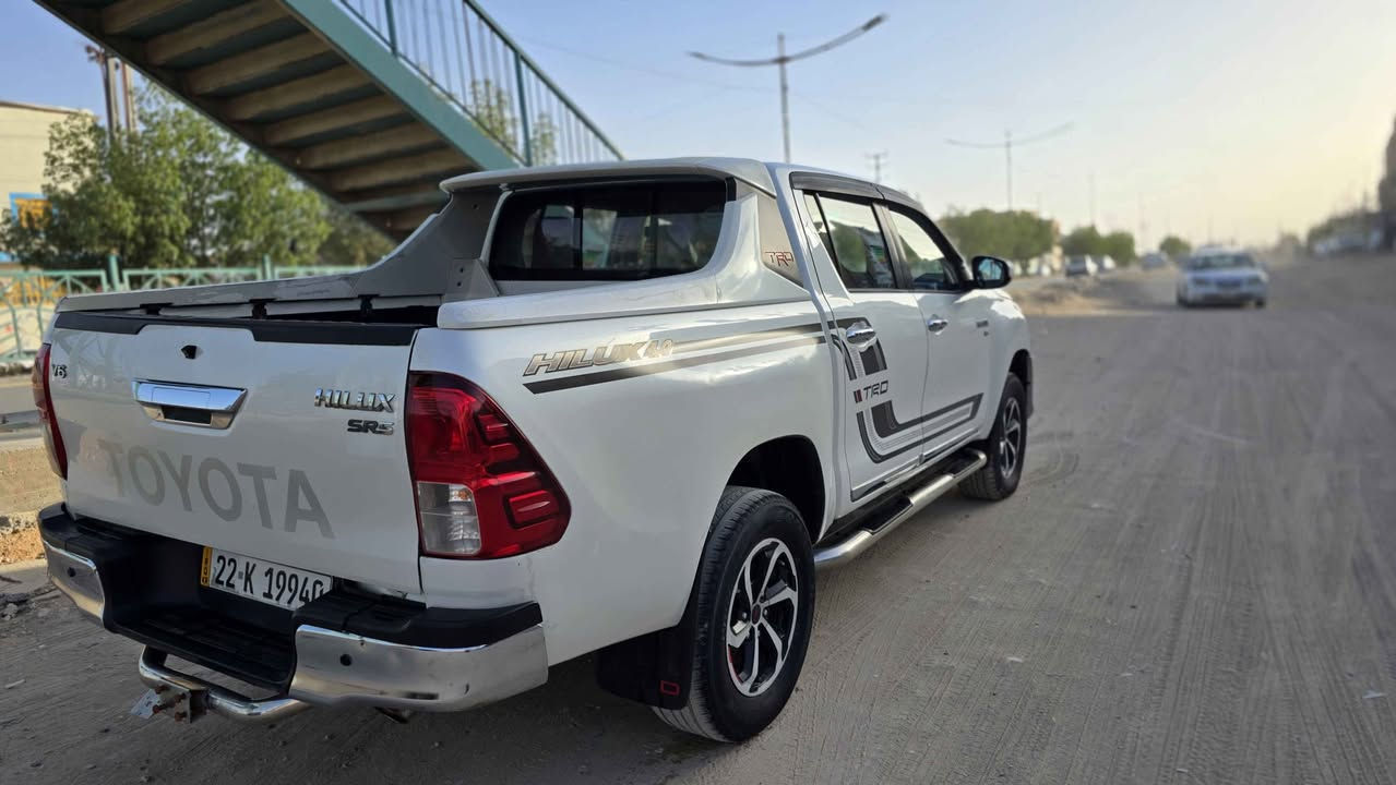 السلام عليكم
Toyota TRD 2019
4X4

للبيع
سيارة مكفولة كفالة عامة ما عدا صبغ بالهلالي مالت چاملخ الخلفي واصل للخطة

محرك وگير جديد كفالة
حدادية امامي خلفي مع دبلات كلة جديد كفالة
باتري جديد
سيارة جديدة وترايك وين ما يعجبك

رقم اربيل الجديد سنوية ما ساقطة
تحويل وكالة حاضر

مكان النجف
السعر 290 وبيها مجال
*********** تواصل النجف, العراق
