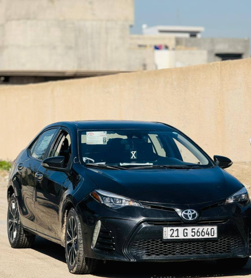 كورلا موديل. ١٧.  Xse  فوال موصفات.
بدون اي نقص. مكينه وكير.  مكفولات

سياره ضرار بمريكه بس. صندوك.  سياره بس قطع وحده صبغ.    وجاملغ نطخ يمي.  بدون دوخل.   ولا ايرباك     سياره جديد.    منضومت غاز بيها.  

سعر. ١٣٣ وبيها مجال.   ***********.      مروس.    ٢٠.  او. ٢١  كورلا
